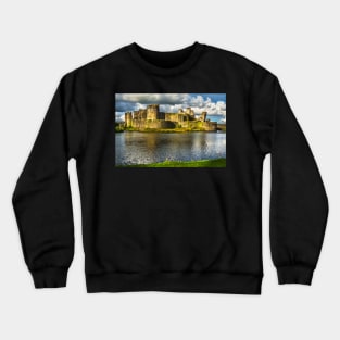 Caerphilly Castle Walls Crewneck Sweatshirt